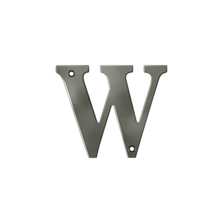 Deltana 4 Residential Letter W, 10PK RL4W-15A-XCP10